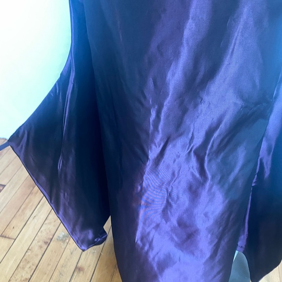 Vintage Roman Keflay Purple Satin Skirt - Picture 8 of 12